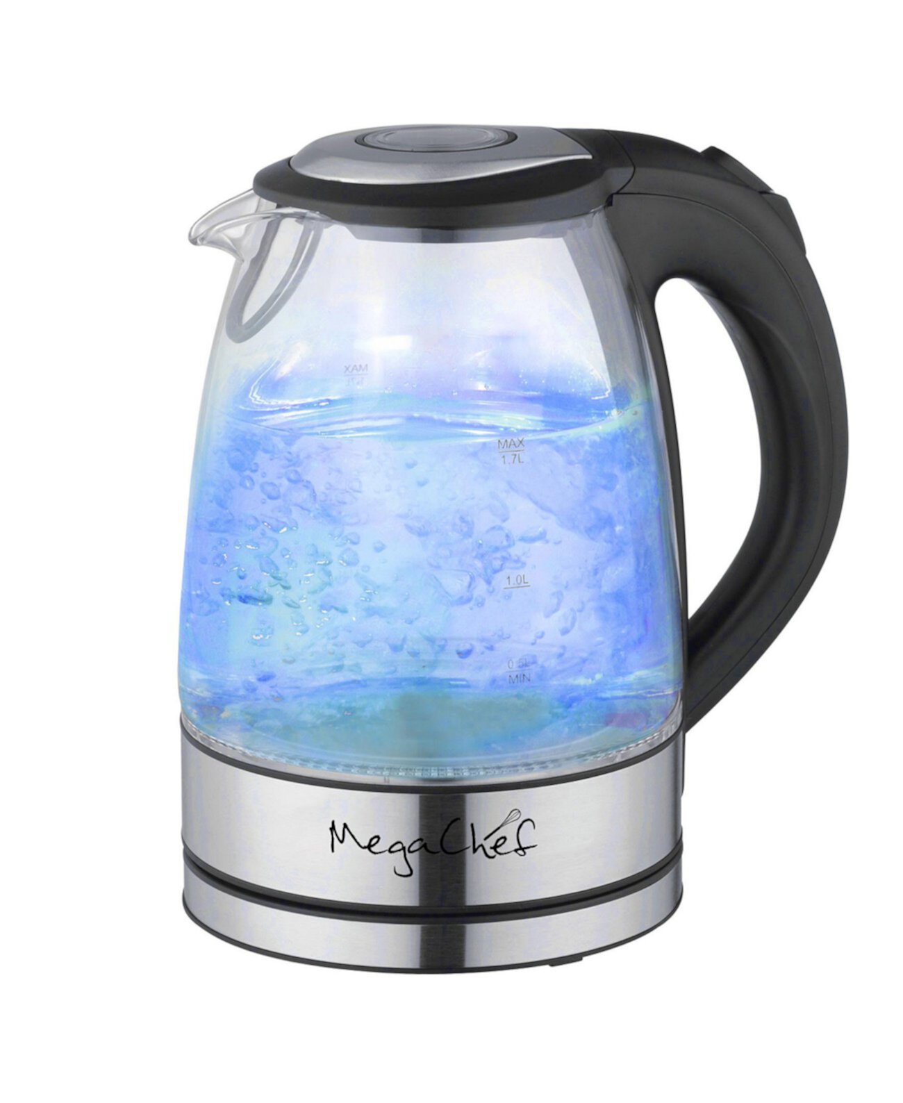 1.7Liter Stainless Steel Electric Tea Kettle MegaChef