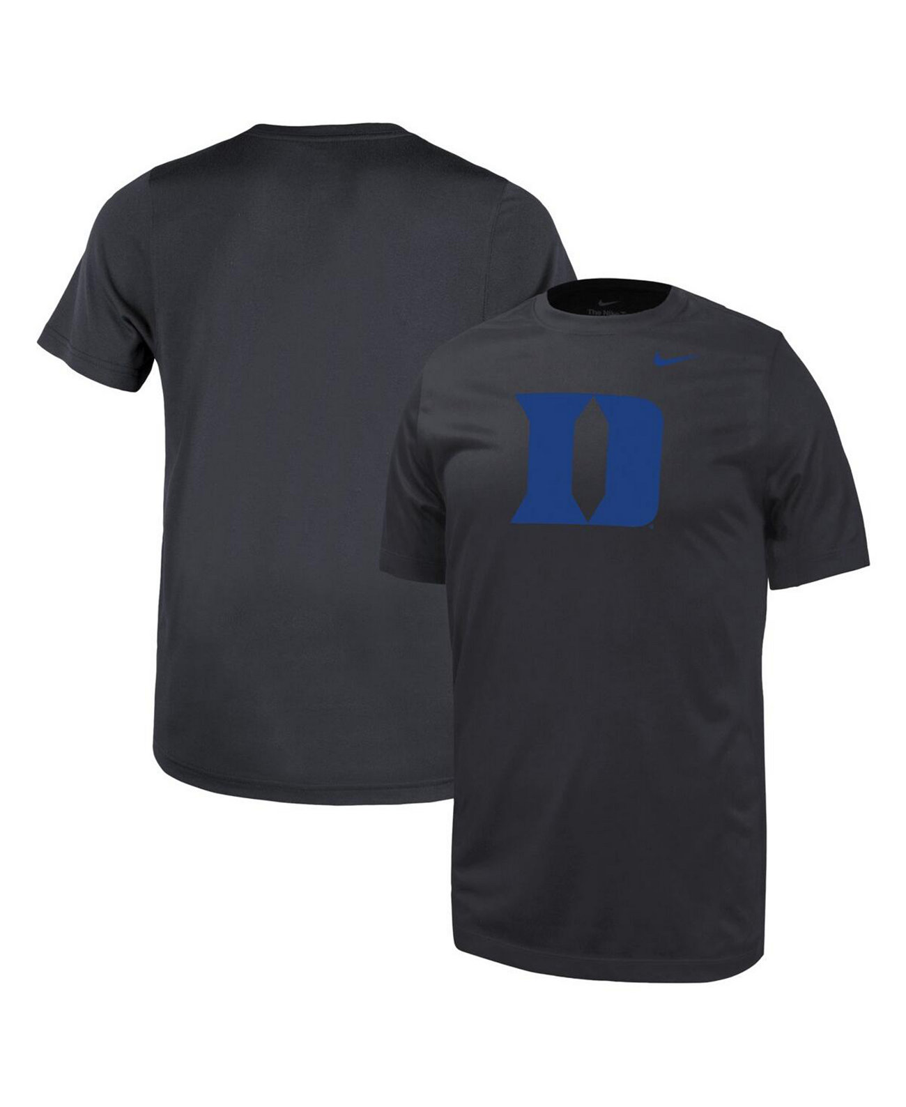 Big Boys and Girls Charcoal Duke Blue Devils Legend T-Shirt Nike