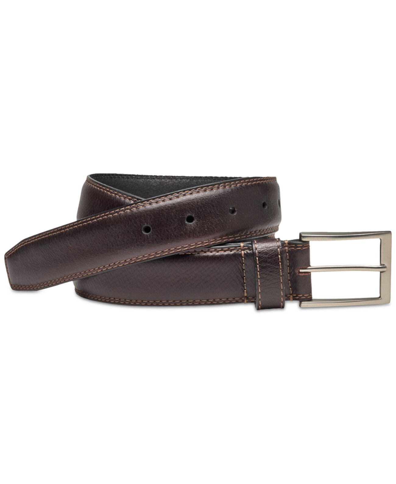 Ремень Johnston & Murphy Men's Double-Stitch Grain Johnston & Murphy