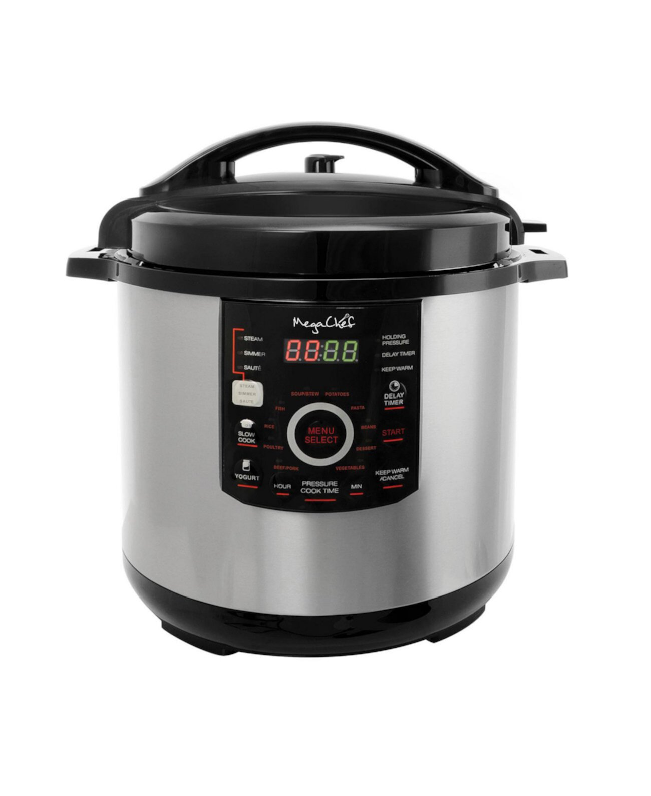 12 Quart Digital Pressure Cooker with 15 Pre-set Multi-Function Features MegaChef