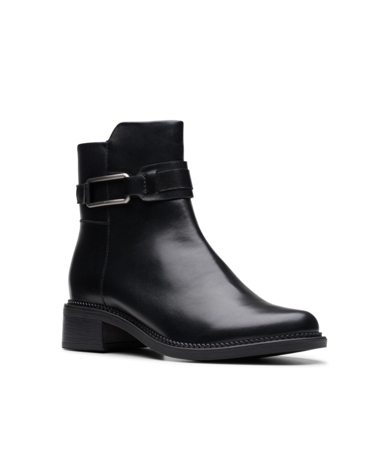 Женские удобные ботинки Clarks Maye Bella с блочным каблуком Clarks