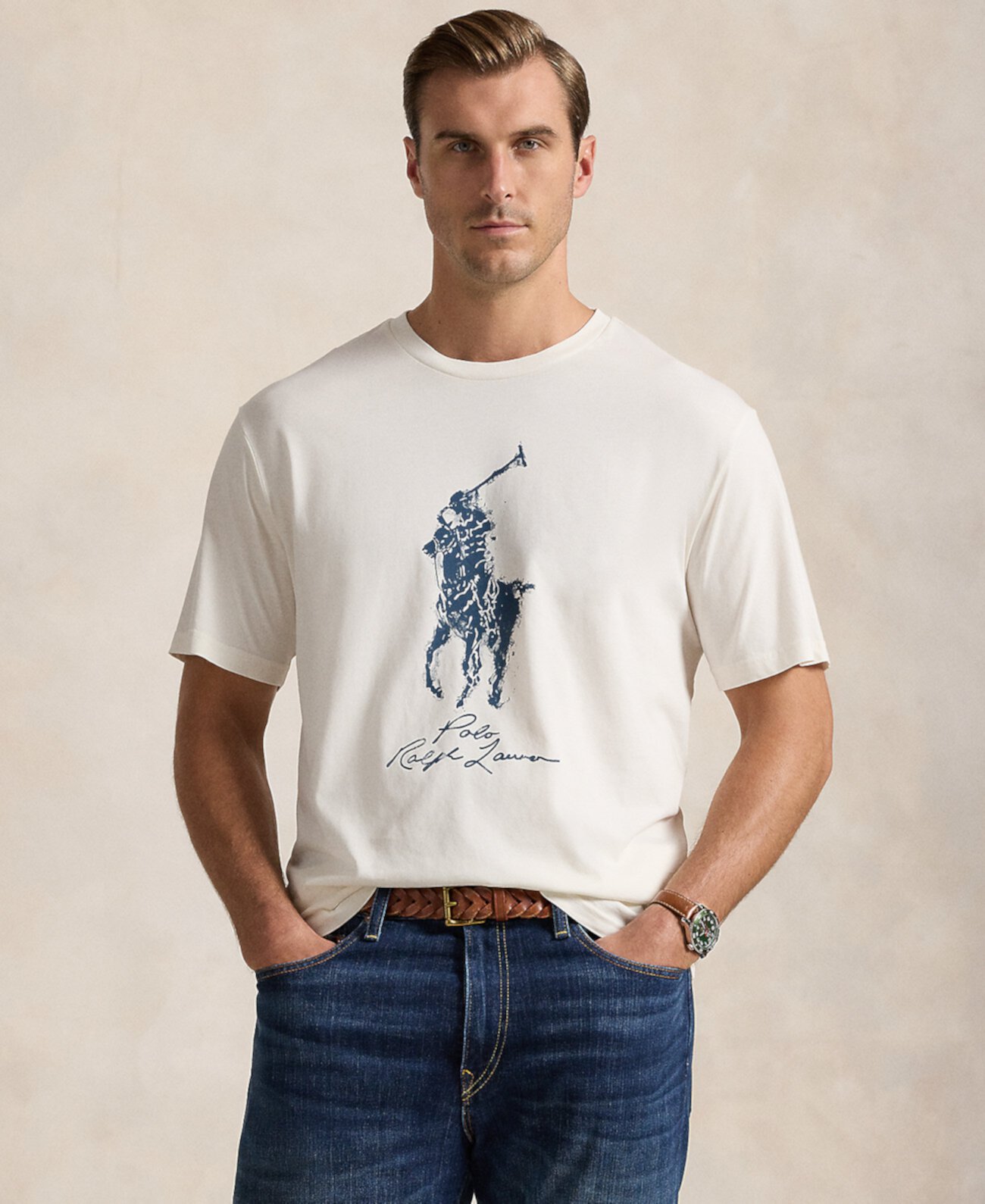 Мужская Футболка Polo Ralph Lauren Логотип Polo Ralph Lauren