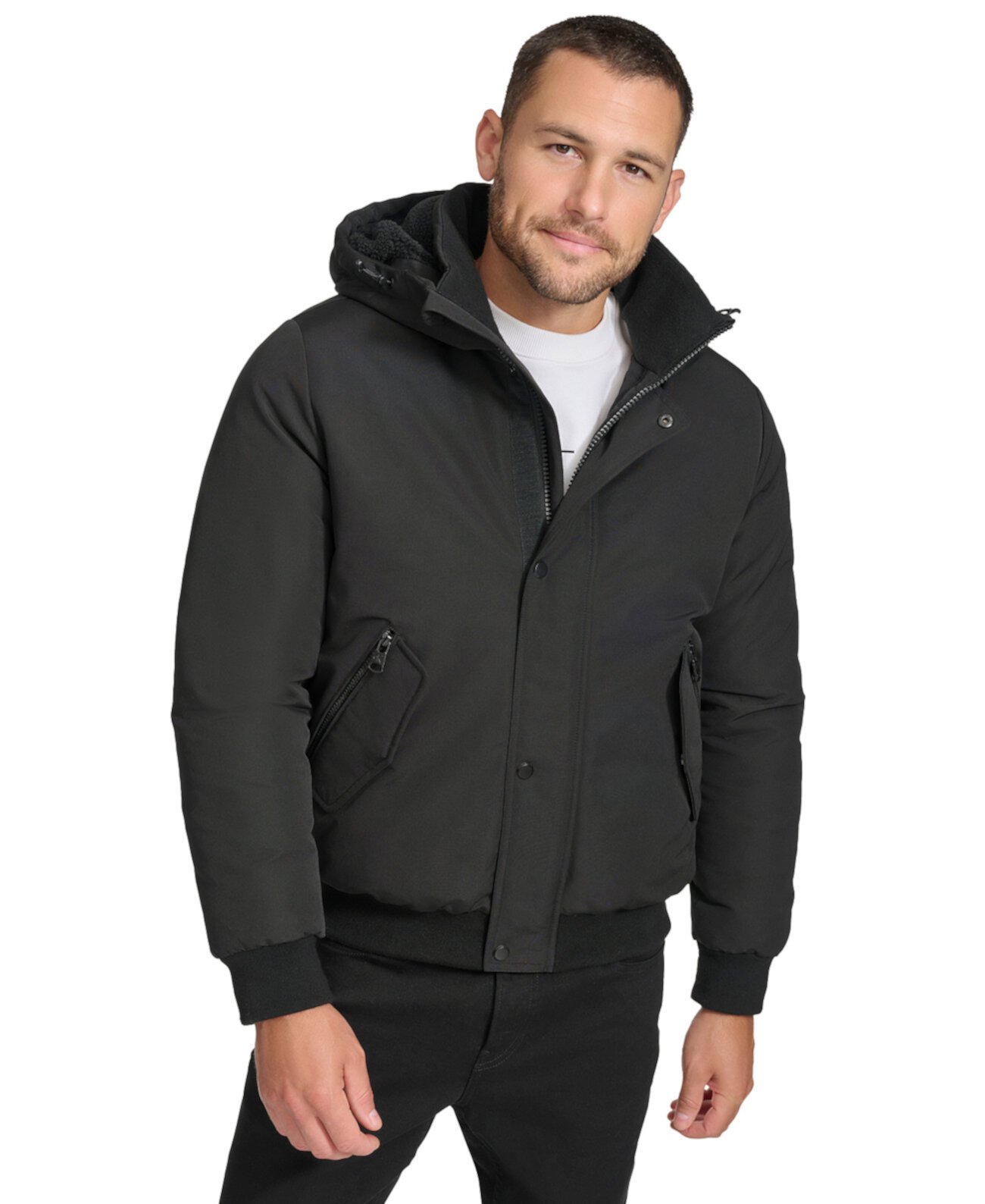 Мужской Бомбер Calvin Klein CKM SHORT PARKA OCM4 Calvin Klein