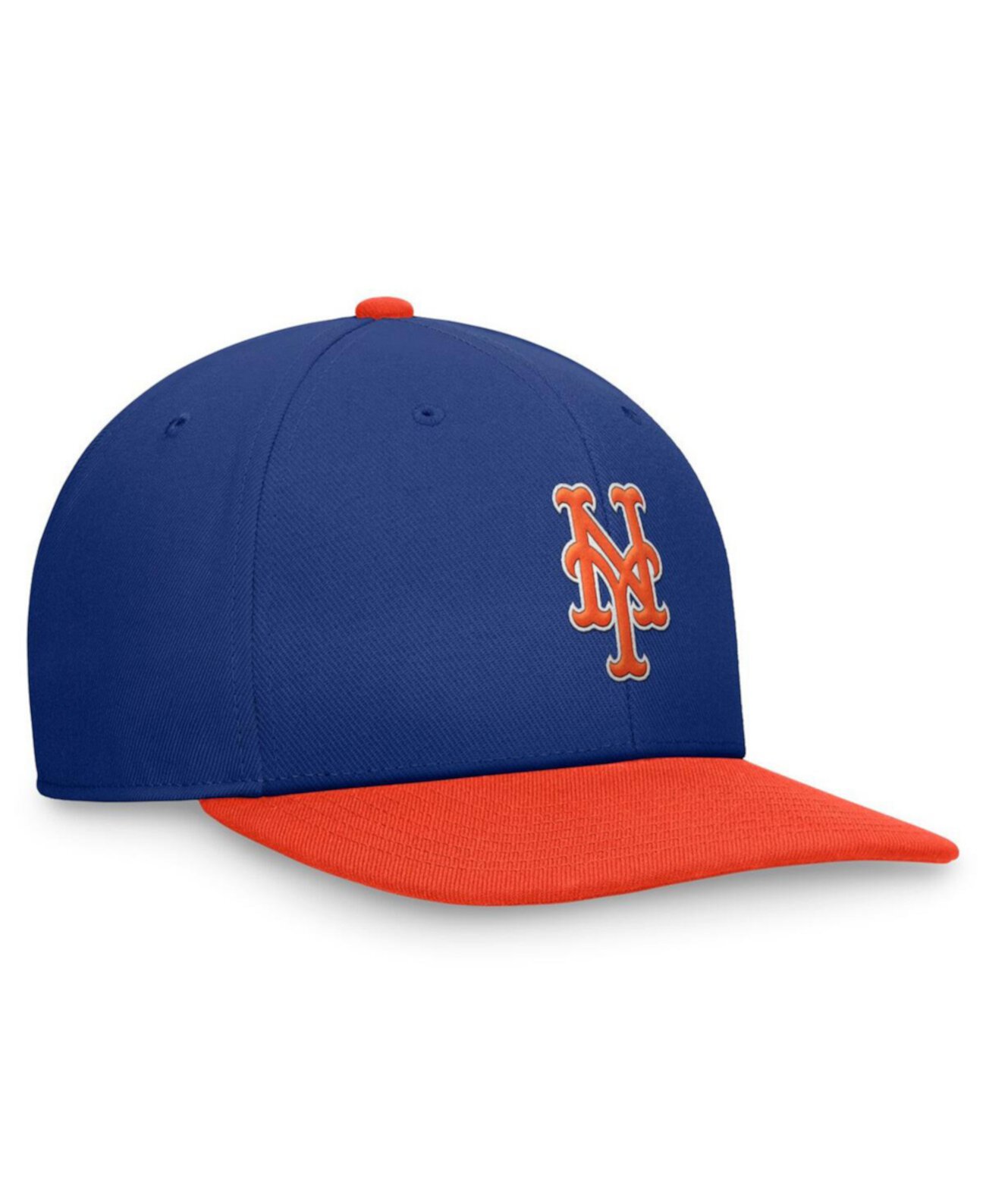 Двухцветная кепка с логотипом New York Mets, регулируемая, 100% полиэстер Nike