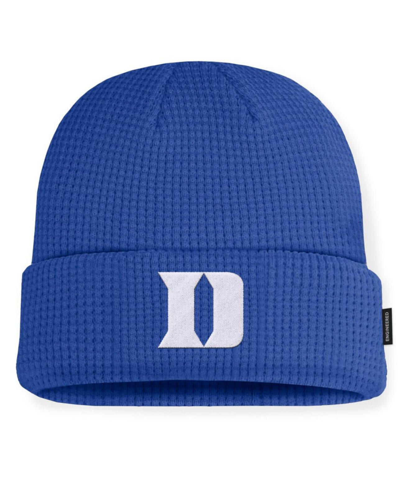 Мужская вязаная шапка с отворотом и вафельным узором Duke Blue Devils, 100% акрил Nike