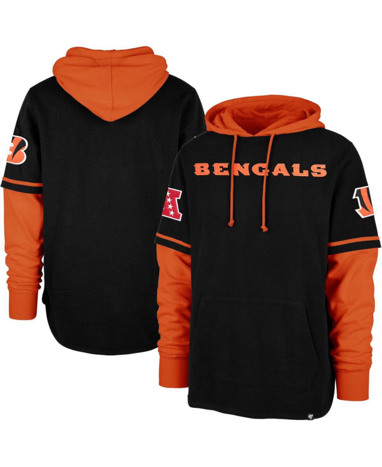 Мужское Худи '47 Brand Cincinnati Bengals Shortstop '47 Brand