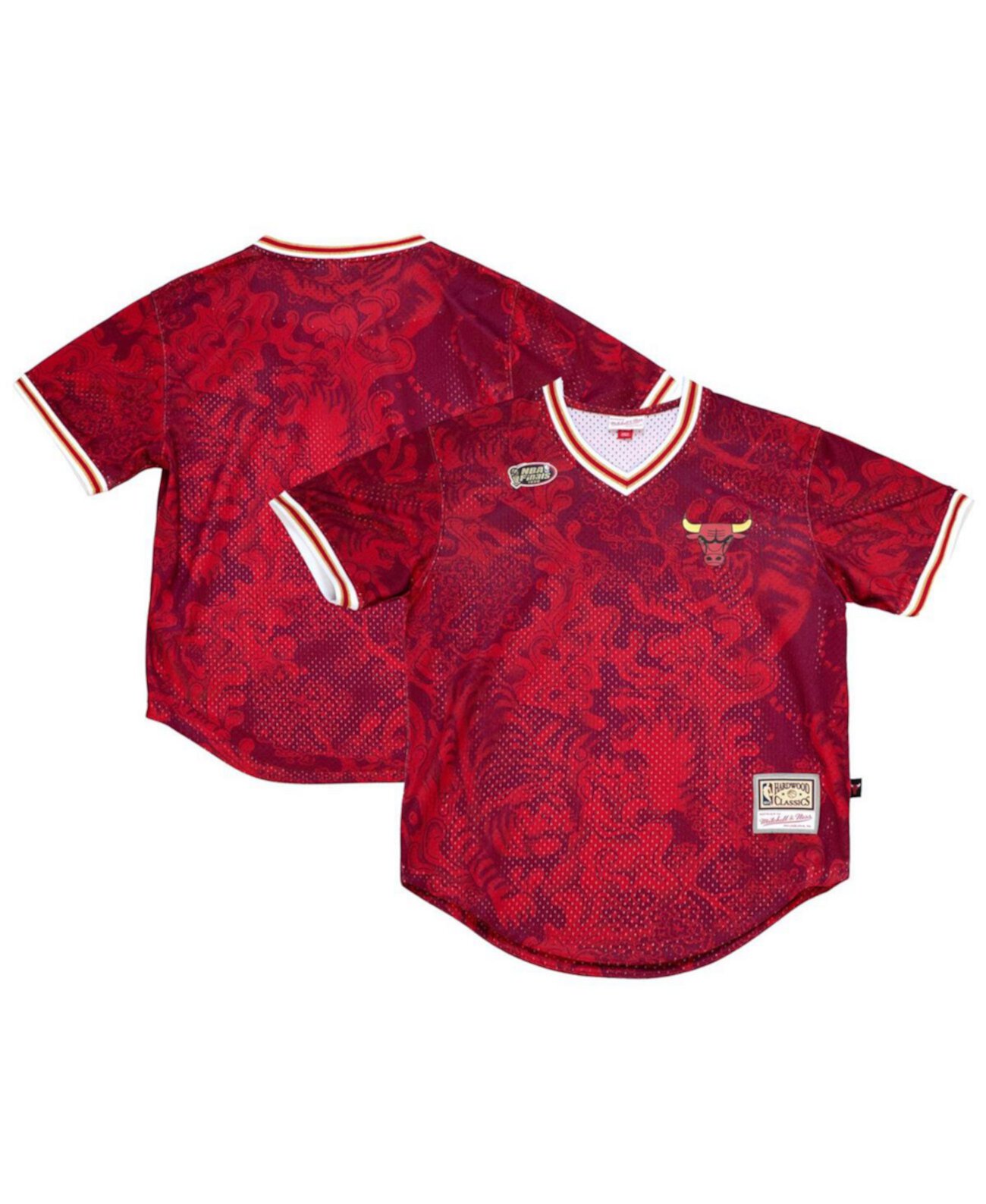 Мужская Джерси Mitchell & Ness Chinese New Year 4.0 Red Chicago Bulls Mitchell & Ness