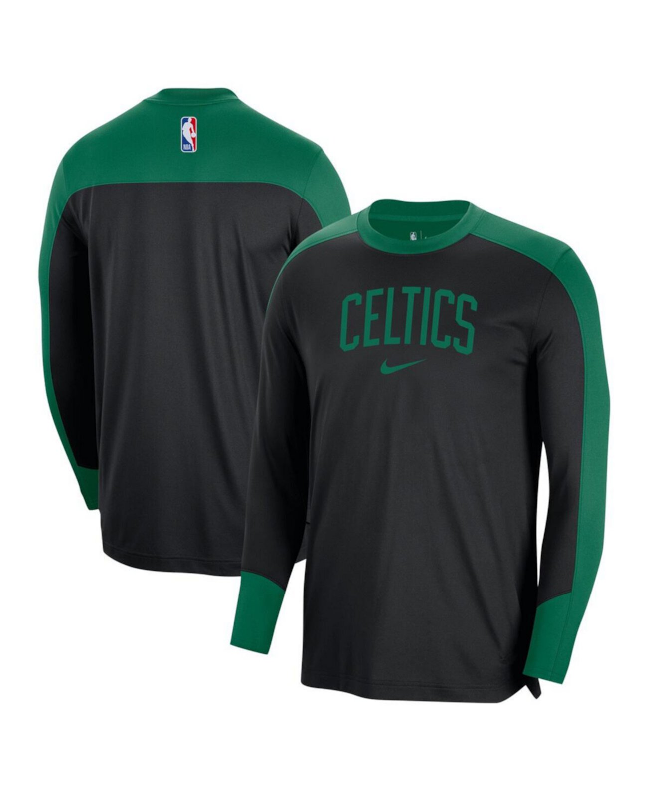 Мужское Джерси Nike Boston Celtics 2024/25 Authentic Pre-Game Legend с Длинным Рукавом Nike