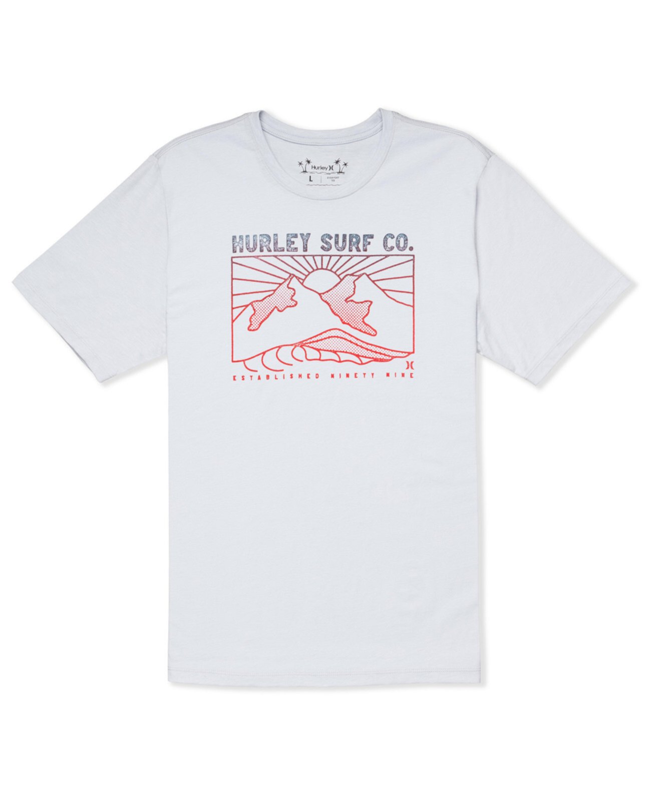 Мужская Футболка Hurley Everyday H2O-Dri Horizon Line Slub Hurley