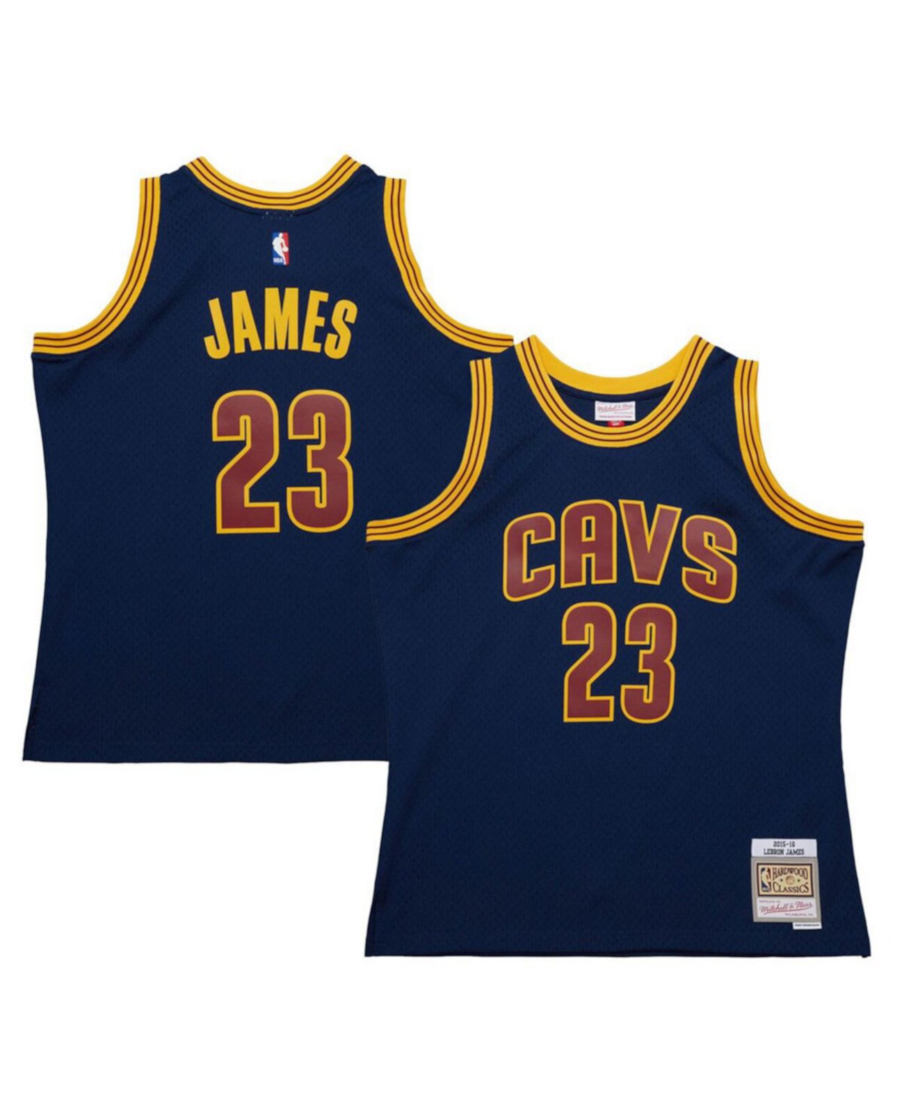 Мужское Джерси Mitchell & Ness LeBron James 2015/16 Cleveland Cavaliers Mitchell & Ness