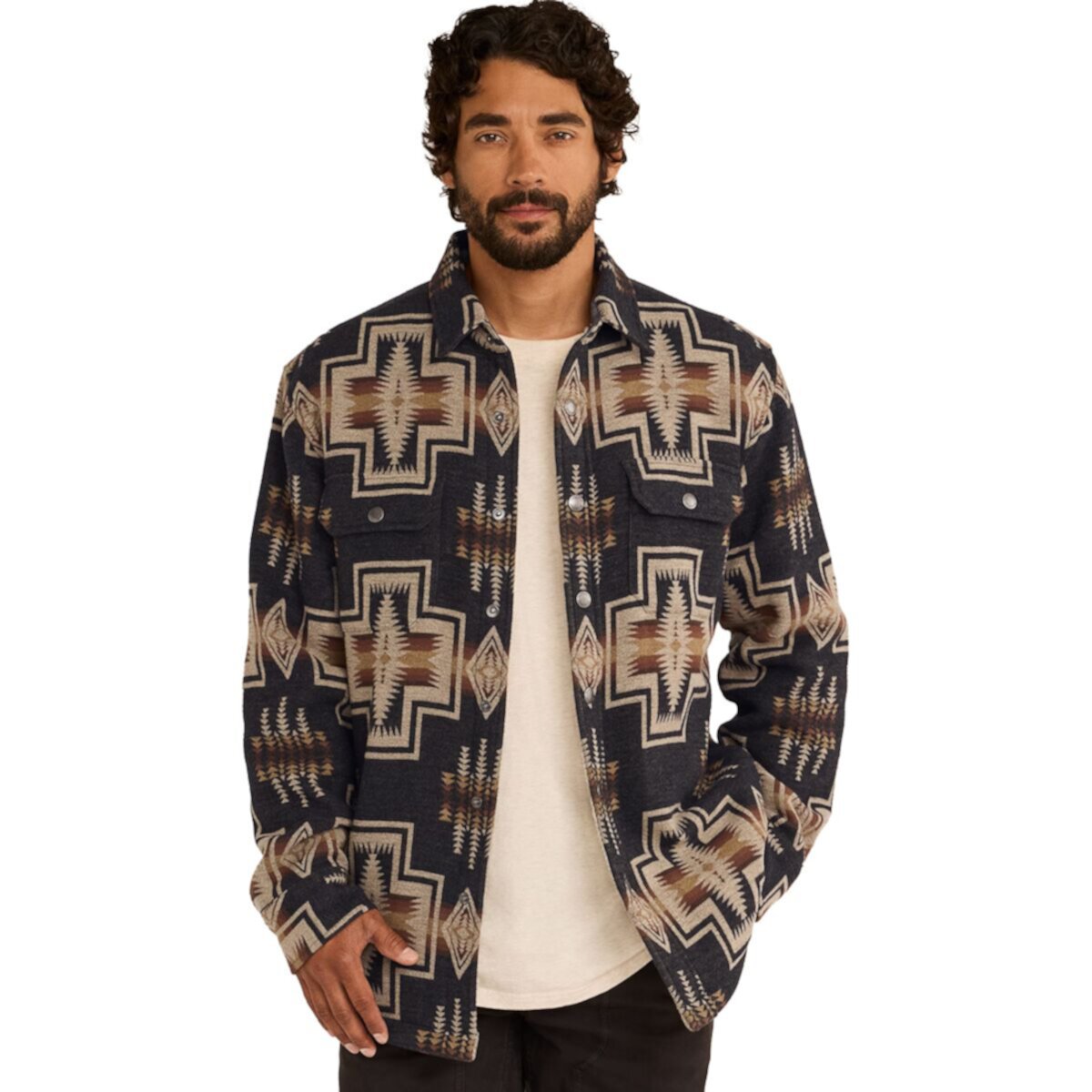 Мужская Повседневная куртка Pendleton Bay City Shirt Jacket Pendleton