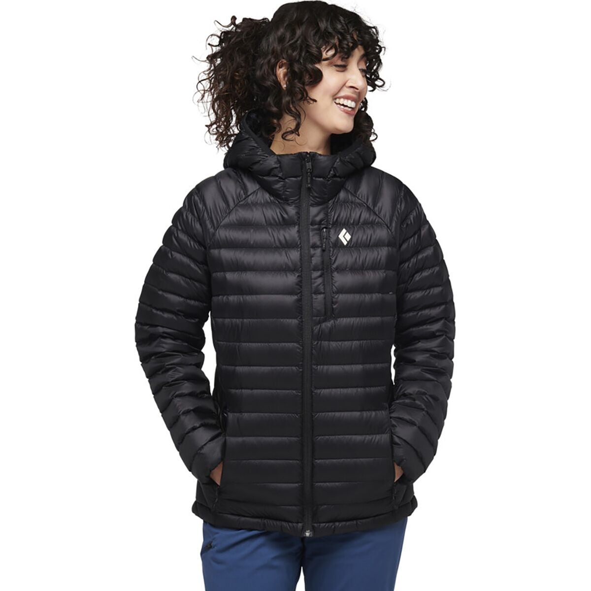 Женский Пуховик Black Diamond Approach Down Hooded Jacket Black Diamond