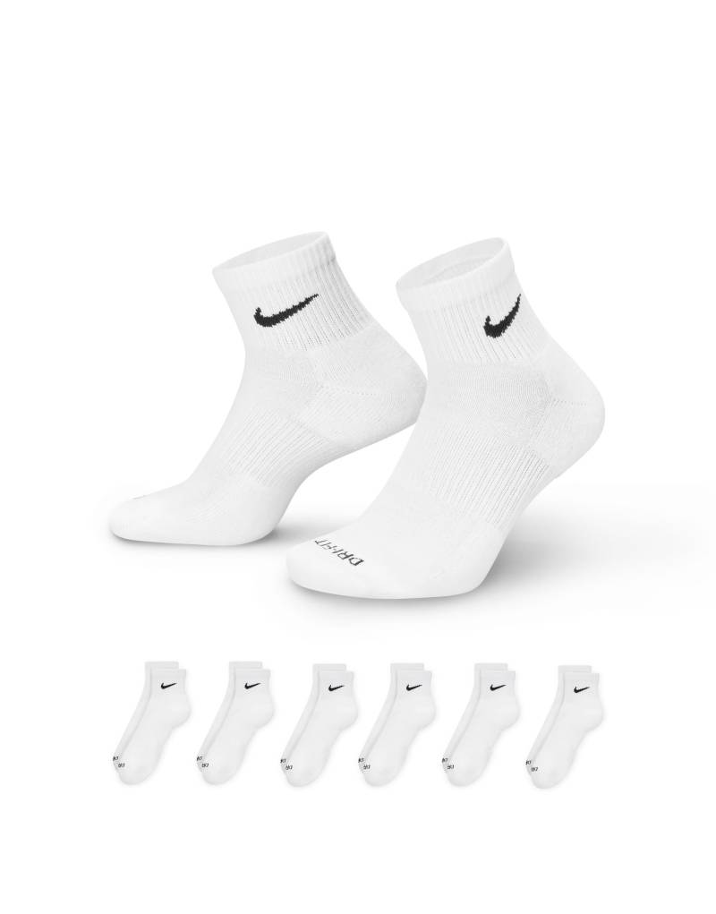 Мужские Носки Nike Training Everyday Plus Cushioned 6-pack белые Nike