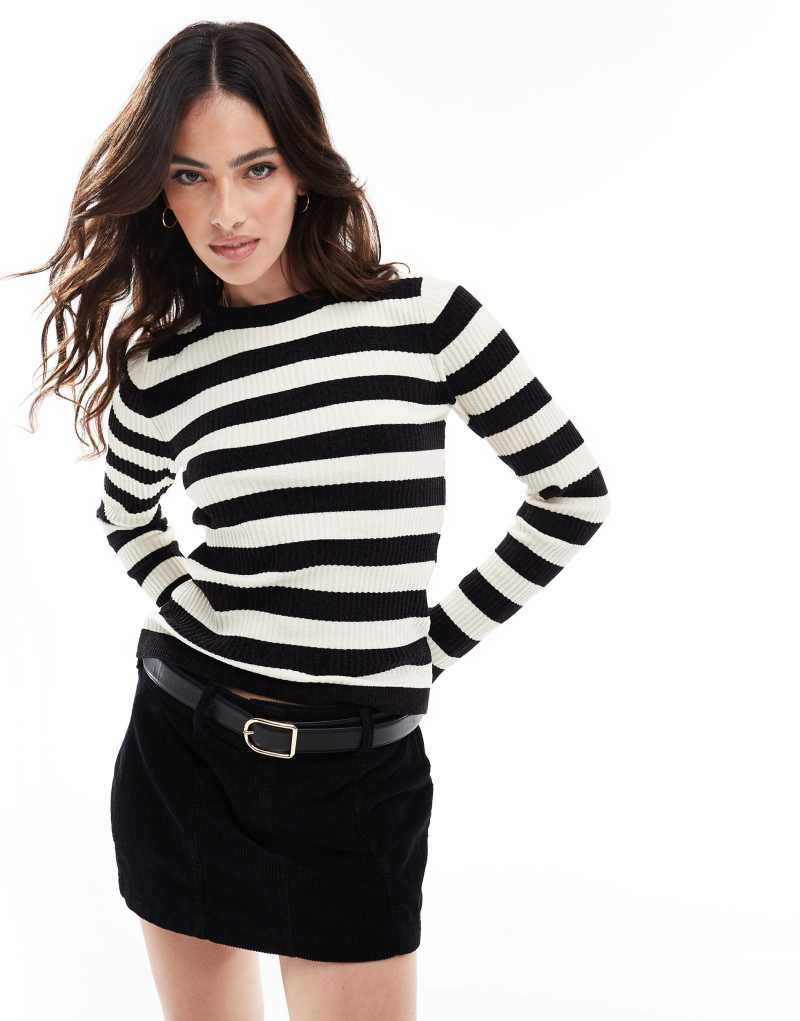 Женский Свитер VERO MODA в стрипе VERO MODA