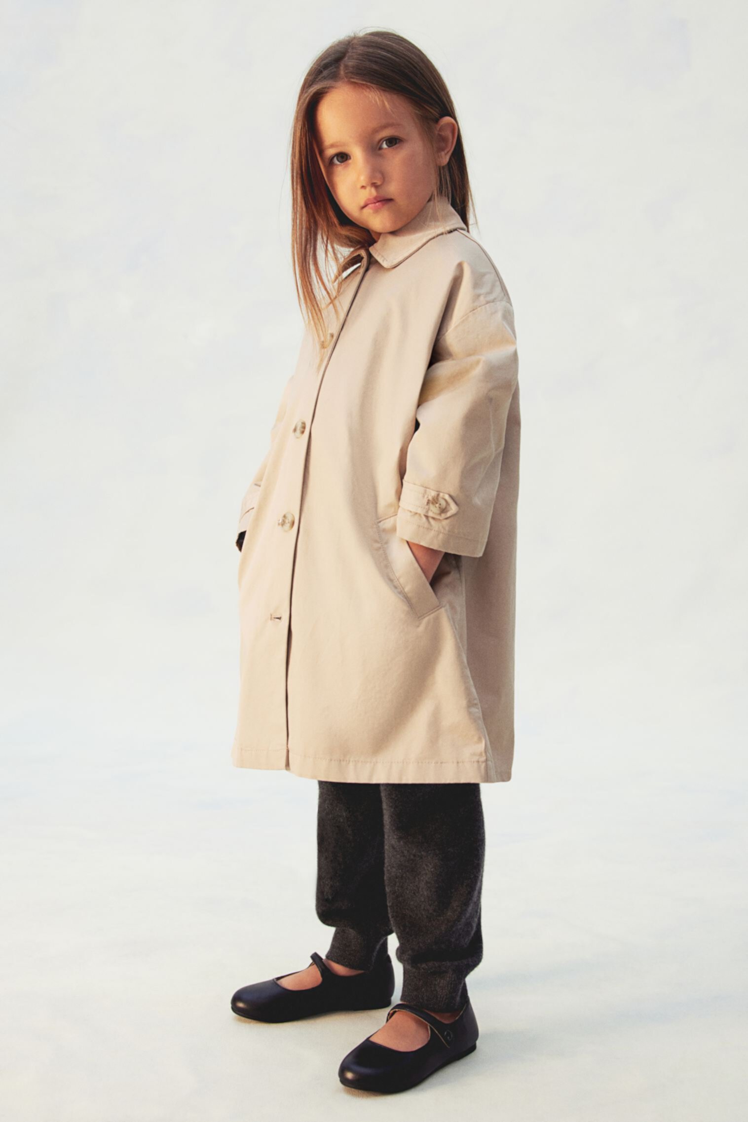 Детский Плащ H&M Cotton Trench Coat H&M