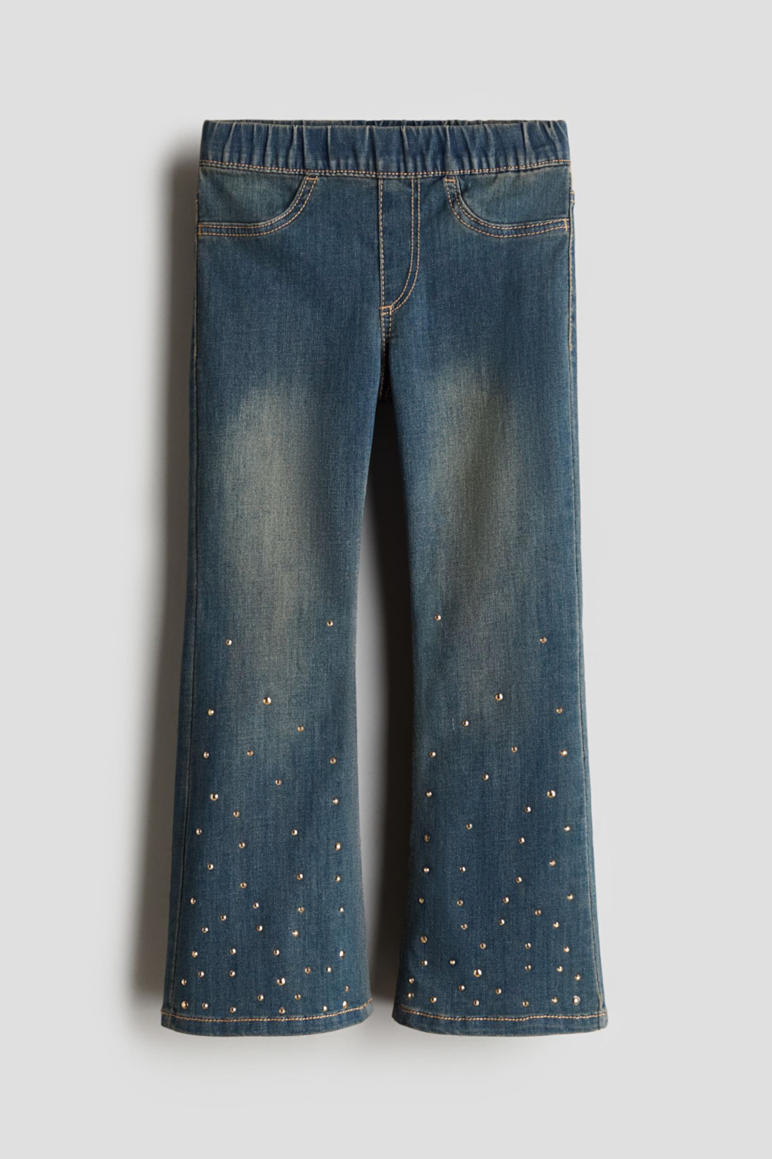 Женские Джинсы H&M Embellished Denim Jeggings H&M