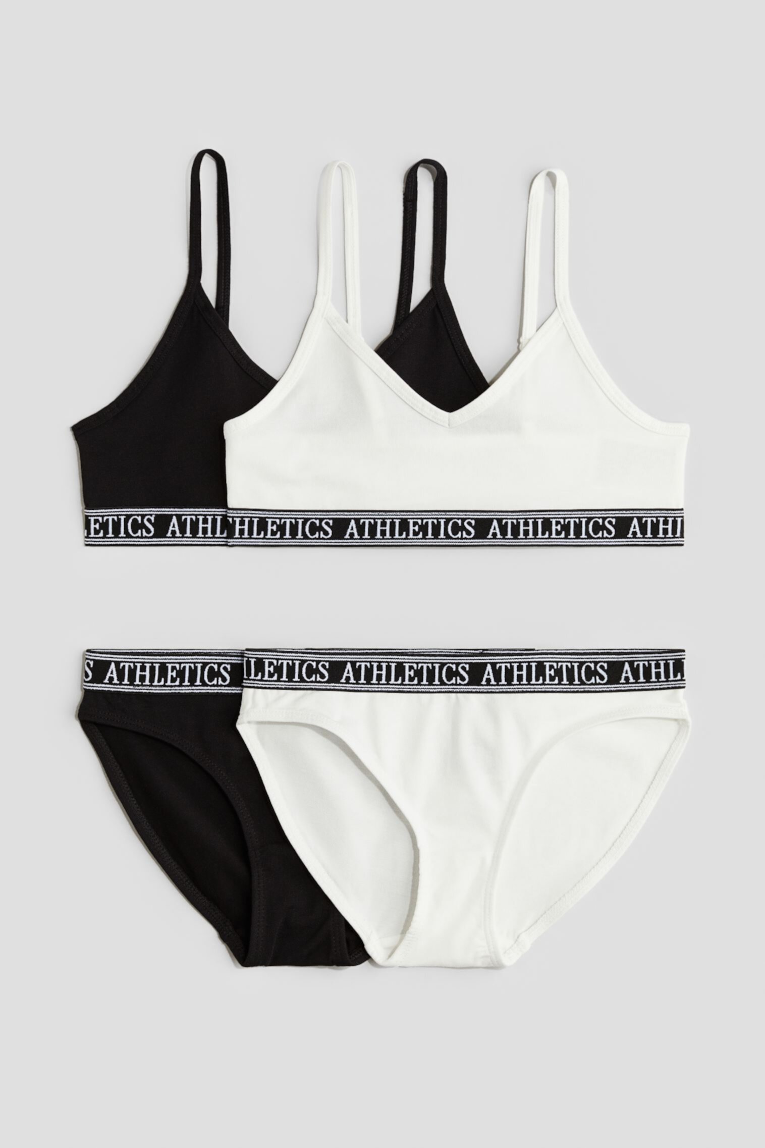  Комплект Нижнего Белья H&M 4-piece Cotton Underwear Set H&M