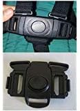 Black 5 Point Harness Buckle Clip Replacement Part Seat Safety for Chicco C6 Lightweight Stroller for Babies, Toddlers, Kids, Children 5E Ponini