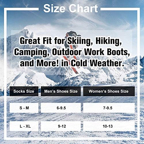 Busy Socks Winter Warm Thermal Socks for Men Women Extra Thick Insulated Heated Crew Boot Socks for Extreme Cold Weather Busy Socks