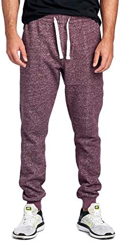 Мужские Спортивные брюки PROGO USA Basic Fleece Marled Jogger Pant Elastic Waist PROGO USA