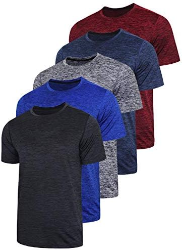 Мужские Футболки Liberty Imports 5 Pack Active Quick Dry Crew Neck Liberty Imports