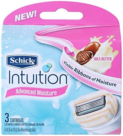 Schick Intuition Advanced Moisture Hydration with Shea Butter 3 Cartridges Schick