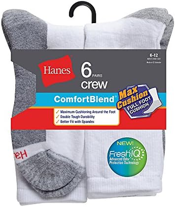 Мужские Носки Hanes Max Cushion, 6 Пар Hanes