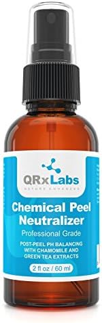 Chemical Peel Neutralizer - Skin pH Balancer for Salicylic, Lactic and Glycolic Acid Peels - Safe and Effective Post Peel Spray - 1 Bottle of 2 fl oz QRxLabs