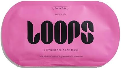 LOOPS CLEAN SLATE - Detoxifying Hydrogel Face Mask - Detoxify, Cleanse and Soothe When You Need It Most - Deeply Purifying and Super Hydrating - Minimizes the Look of Pores - 1 Pc LOOPS