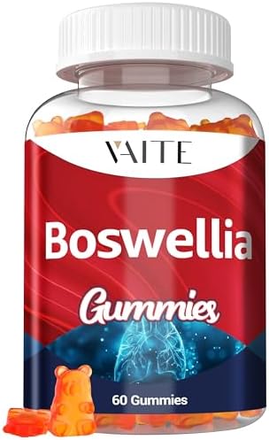 VAITE Boswellia Extract Gummies (Жевательные конфеты) - Vegetarian Joint Support Supplement for Women and Men, Supports Supplements for Inflammation, Max Strength Boswellic Acid from Frankincense, Gluten-Free, Non-GMO VAITE