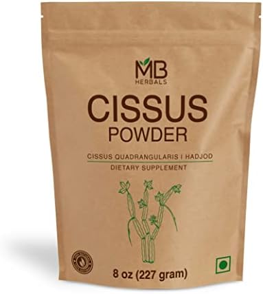 MB Herbals Cissus (Hadjod) Powder (Порошок) 227g | 8 oz (Унции)| Half Pound | Cissus quadrangularis St. Powder MB Herbals