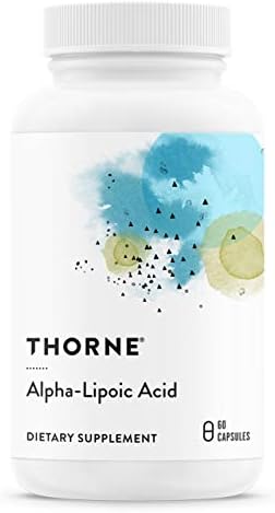 THORNE Alpha-Lipoic Acid - 300 mg - Supplement Liver Detox, Antioxidant Support, Nerve Health and Mental Sharpness - 60 Capsules (Капсулы) Thorne