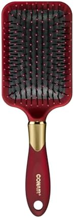 Conair Velvet Touch hair brush - Detangling hair brush - curly hair brush - hair brushes for women - detangler brush - hair brushes for women - Colors at random Conair