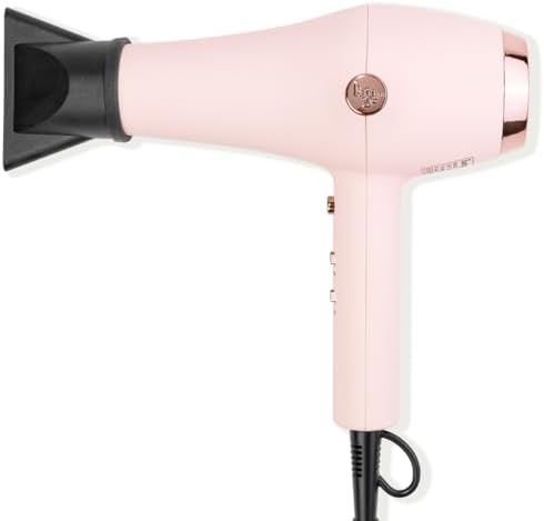 L'ANGE HAIR Soleil Professional Hair Dryer | 3 Heat Settings & 2 Airflow Settings | Cool Shot Locks-in Style | Professional Length Cord | Best Lightweight Hair for Smooth Blowouts (Blush) L'Ange Hair