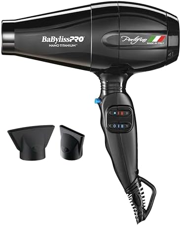 BaBylissPRO Hair Dryer, Nano Titanium Portofino 2000-Watt Blow Dryer, Hair Styling & Appliances BABYLISSPRO