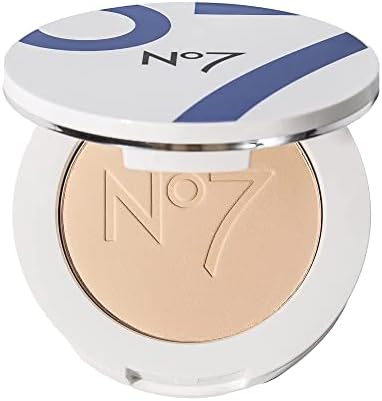 No7 Lift & Luminate Triple Action Powder - Deep - Pressed Makeup Setting Powder for Face - Compact Setting Powder Reduces the Appearance of Fine Lines & Enhances Glow (10g) No7