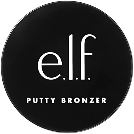 e.l.f. Putty Bronzer, Creamy & Highly Pigmented Formula, Creates a Long-Lasting Bronzed Glow, Infused with Argan Oil & Vitamin E, Beach, Please!, 0.35 Oz E.l.f.