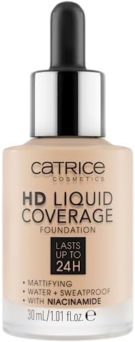 Catrice | HD Liquid Coverage Foundation | High & Natural Coverage | Vegan & Cruelty Free (070 | Toffee Beige) Catrice