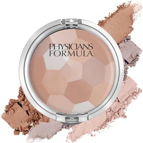 Physicians Formula Setting Powder Palette Multi-Colored Pressed Finishing Powder, Natural Coverage, Beige, Dermatologist Tested, Clinicially Tested Physicians Formula