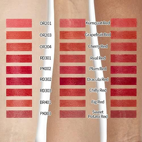 Яркий увлажняющий тинт для губ Water Gel Tint (#OR201 Кумкват Ред) с устойчивым цветом Etude