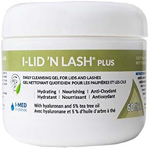 I-Lid 'N Lash | Daily Cleansing Gel for Lids and Lashes (60 Wipes) (I-Lid 'N Lash) I-Med Pharma