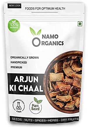 DKM Organics - Organic Arjun ki Chaal - 400 Gm - Arjuna Bark - Sourced from 100% Organic Farms Kaxilu