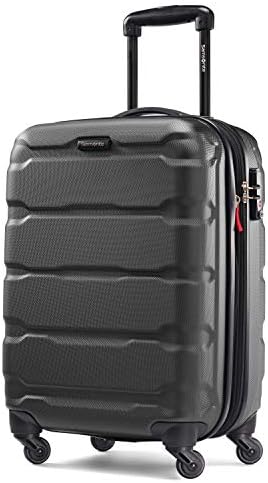 Чемодан Samsonite Omni PC, черный, набор из 2 предметов (20/24 дюйма) Samsonite