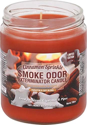 Smoke Odor Exterminator, Sugar Skull 13oz Jar Candle, 13 oz, 13 Ounce Smoke Odor Exterminator