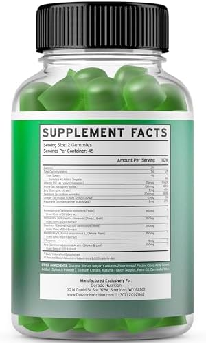 Thyroid Support For Women & Men (90 Gummies (Жевательные конфеты)) Ashwaganda, Iodine, Bladderwrack, Kelp, & Schisandra - Thyroid Support Supplement - Delicious Flavor - Non-GMO, Vegan, Gluten-Free - (90 Thyroid Gummies) DORADO NUTRITION