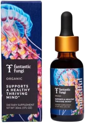 Mindful Elixir | Organic Lion's Mane, Bacopa and Ginkgo | Supports a Healthy, Thriving Mind* Fantastic Fungi