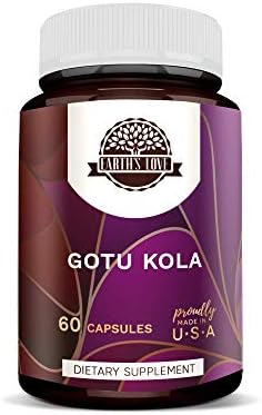 Earth's Love - Gotu Kola 60 Capsules (Капсулы), 500 mg, Gotu Kola (Centella Asiatica) Dried Herb (60 Capsules) HerbEra