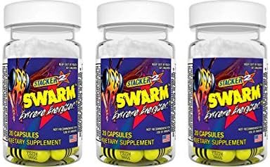 Swarm Extreme Energizer 20 Capsules (Капсулы) (Pack of 3) Stacker 2