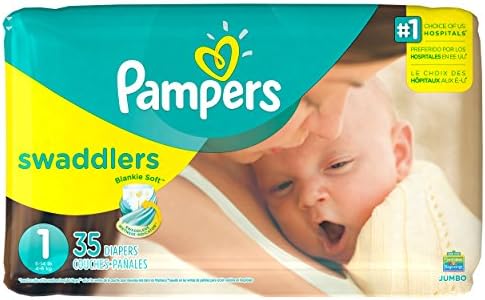 Pampers Swaddlers Newborn Diapers Size 1 35 Count Pampers