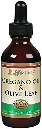 Lifetime Organic Oregano Oil and Olive Leaf Drops (Капли) | Healthy Immune System Support | Made in The USA | 2 FL oz | 59 Servings (Порции) Lifetime